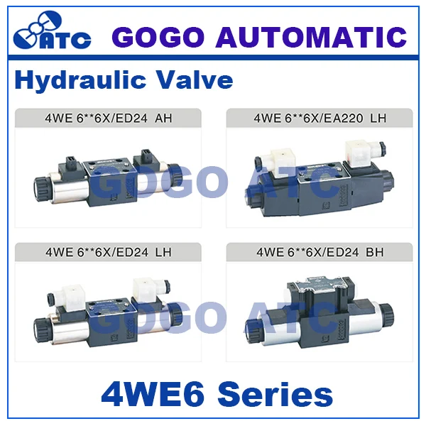 Высококачественный электромагнитный клапан постоянного тока 24 В типа Rexroth 4WE6EA60