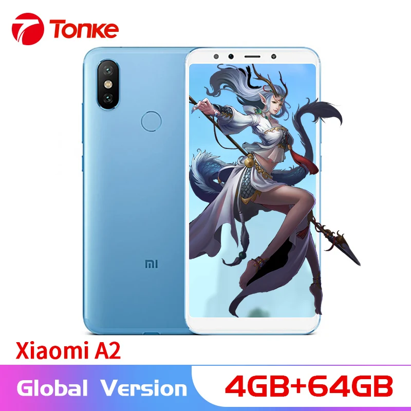 Глобальная версия Xiaomi Mi A2 4 Гб Оперативная память 64 Встроенная Мобильный телефон