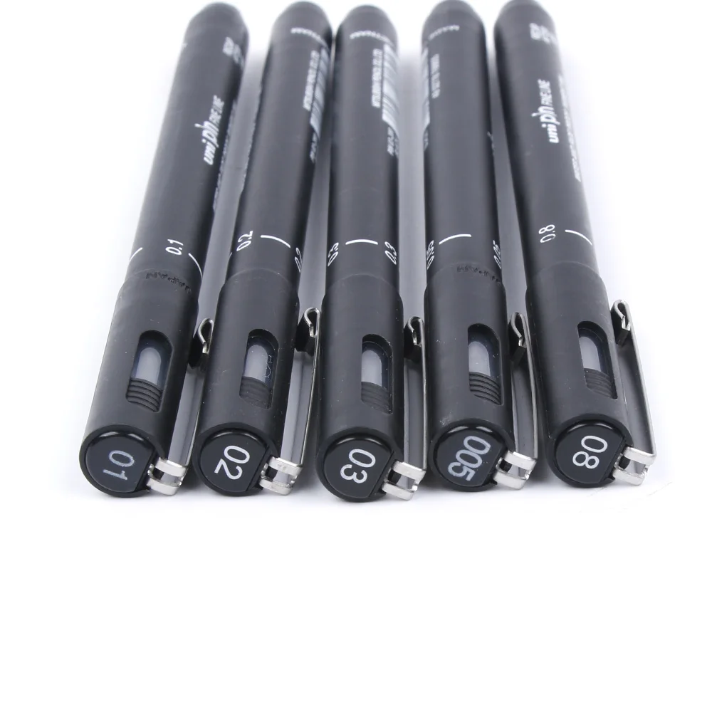 Ручка для рисования Fineliner 005 01 02 03 04 05 08 кисть водонепроницаемая ручка эскизные