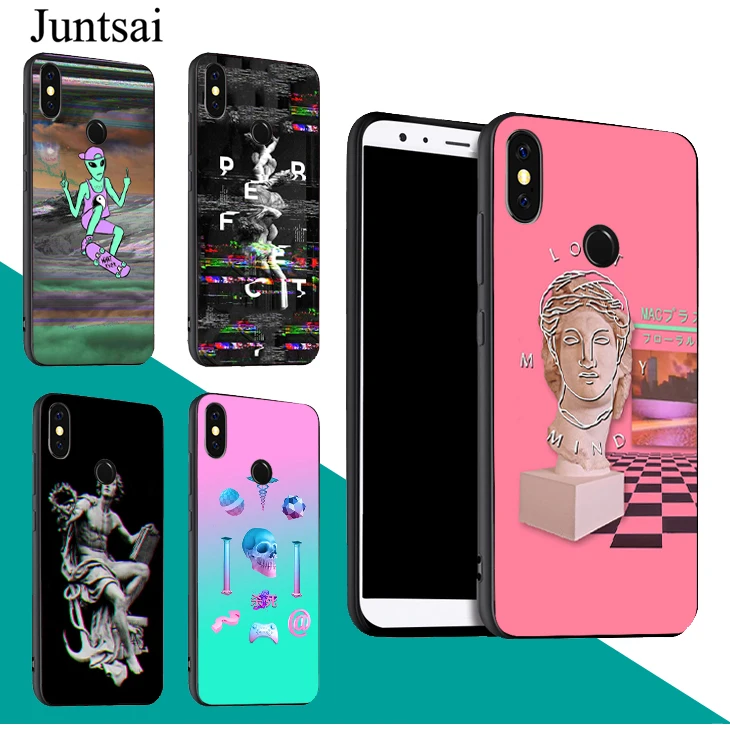 Чехол с изображением греческой скульптуры Vaporwave для Red mi Note 9 Pro 9S 8T 8 9A 9C Mi 9T 10 Lite POCO X3
