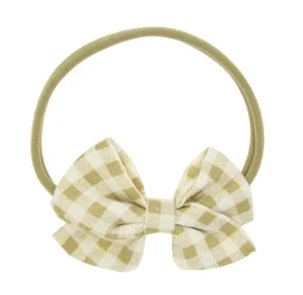 1 шт. нейлоновая повязка на голову в горошек с бантом ручная работа аксессуары для