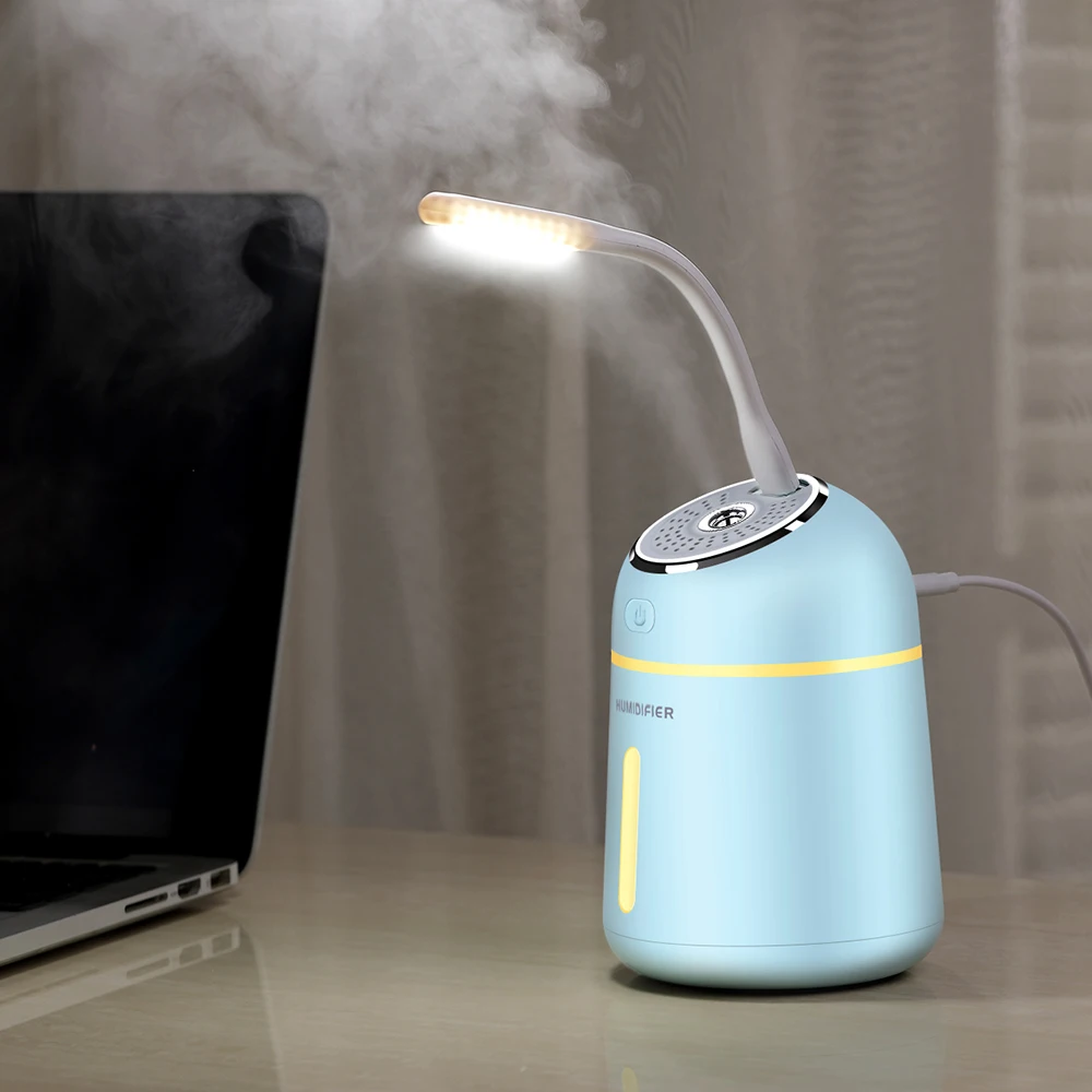 3-in-1 Air Humidifier usb Ultrasonic Aroma Diffuse 330LM Office Home oil diffuser car aromatherapy With led light | Бытовая техника