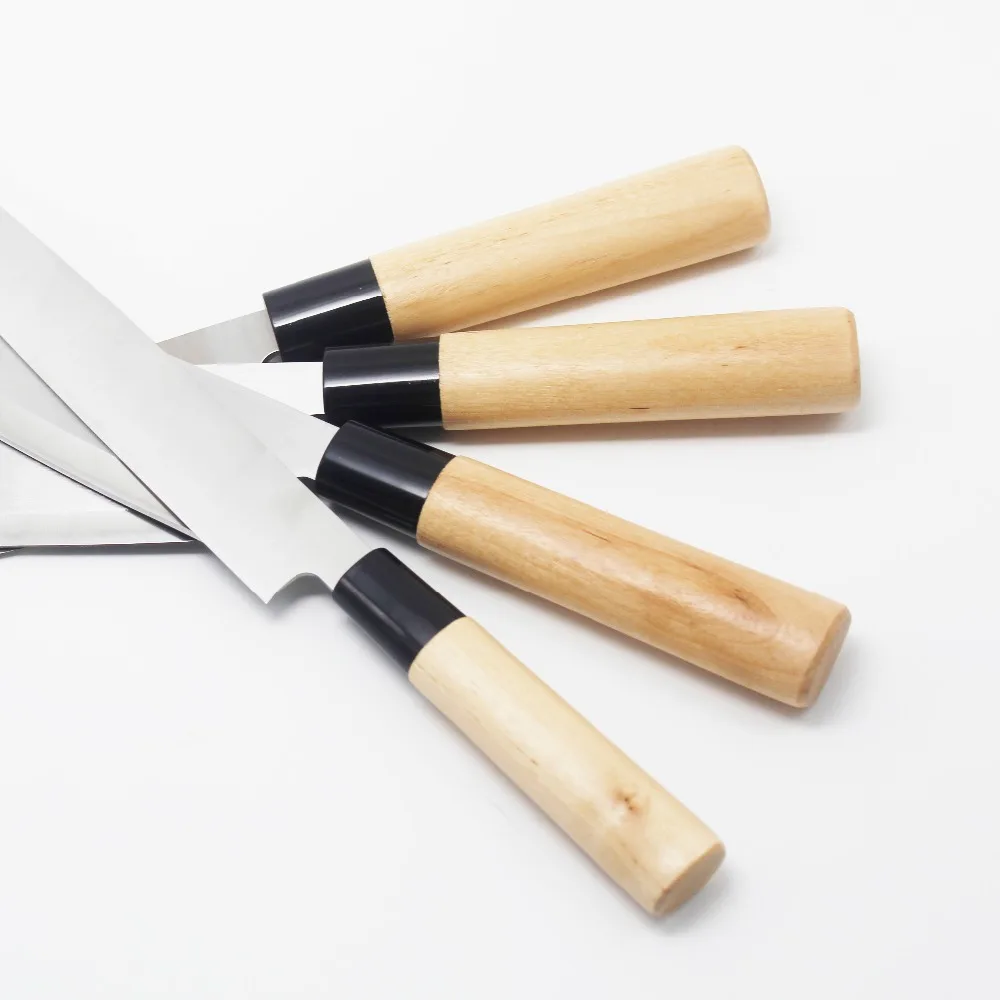 Кухонный нож Santoku 3Cr13Mov бесшовный острый из нержавеющей стали шеф-повара для рыбы