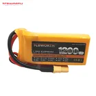 Аккумулятор LiPo для радиоуправляемого дрона, 2 шт.упаковка, 7,4 В, 1200 мАч, 25C, 35C, 2S LiPo для радиоуправляемого вертолета, самолета, автомобиля, лодки, квадрокоптера, батарея LiPo 7,4 В