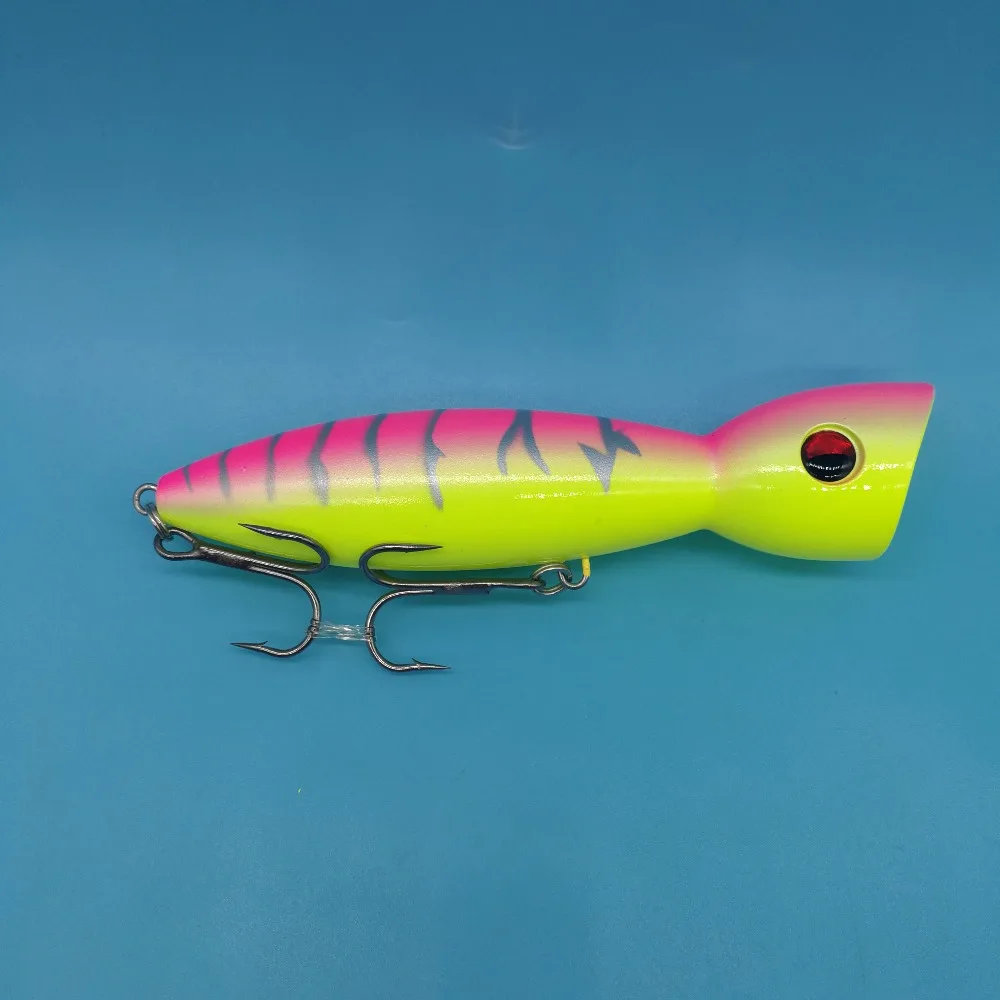 HOOFISH 1 шт./партия, Поппер, приманка для воды, 55 г/13,5 см, искусственная жесткая приманка, рыболовные приманки, плавающие изделие