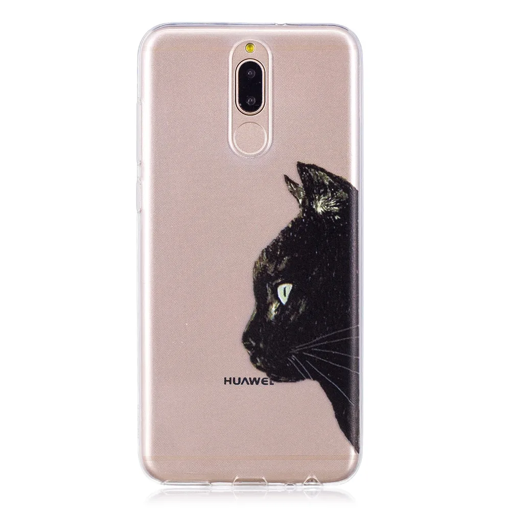 Мягкий чехол из ТПУ с рисунком для Huawei Honor 9 Lite тонкие чехлы защитой задней крышки
