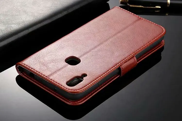 Чехлы для huawei Honor 8X Флип Кожа PU задняя Бумажник Обложка с держатель карт