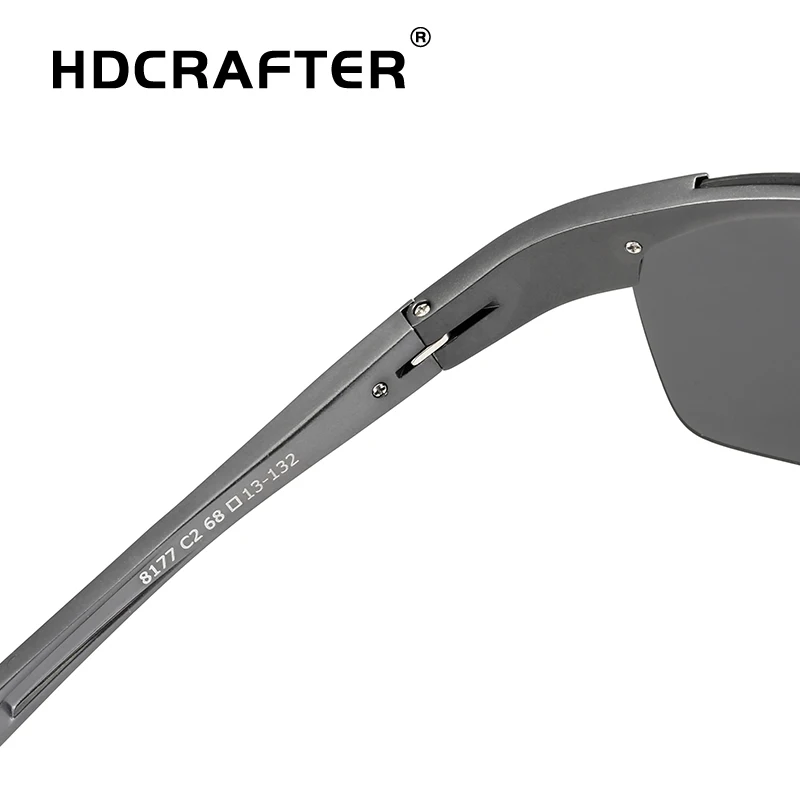 HDCRAFTER Brand Designer Polarized Sunglasses Men Aluminum Magnesium Glasses Driving Sun For Eyewear Accessories | Аксессуары для
