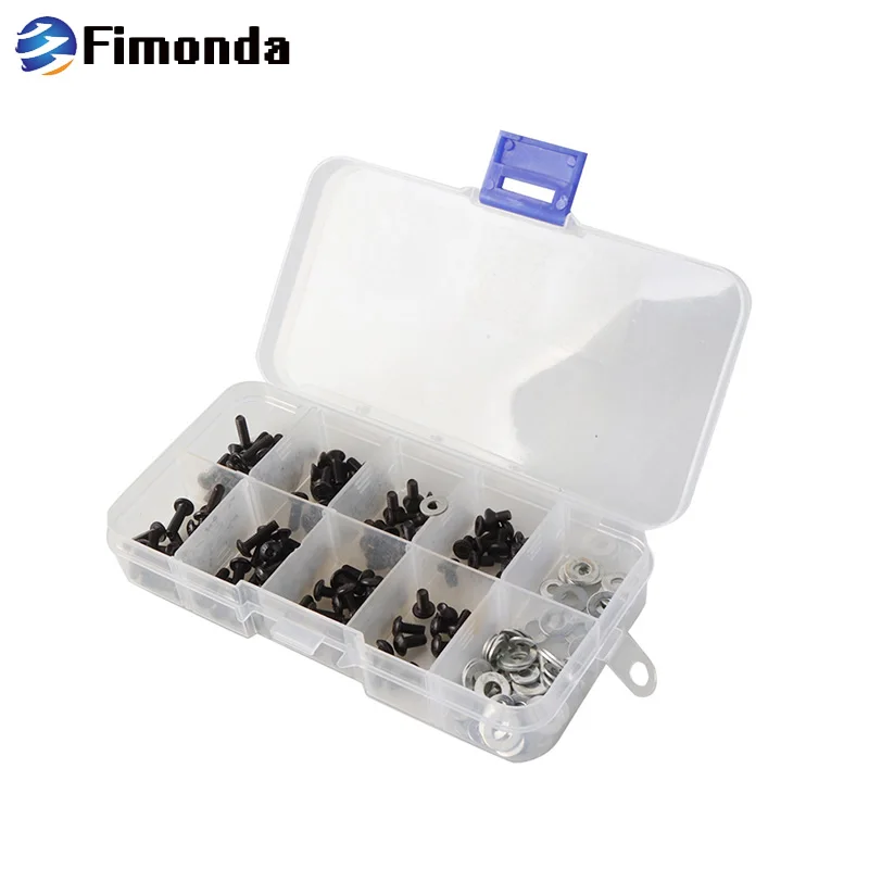 Набор винтов Fimonda 180 / 340 шт. набор HSP с шестигранным винтом шайба M3 M4 плоская