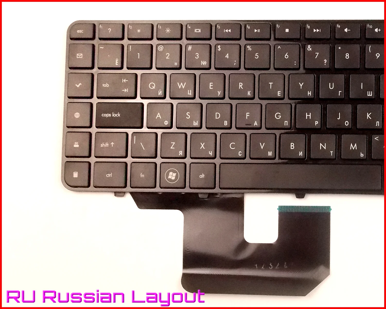 Новая клавиатура RU Русская версия для HP Pavilion DV6-3000 DV6-3129NR DV6-3130 DV6-3130US DV6-3100 DV6T-3000
