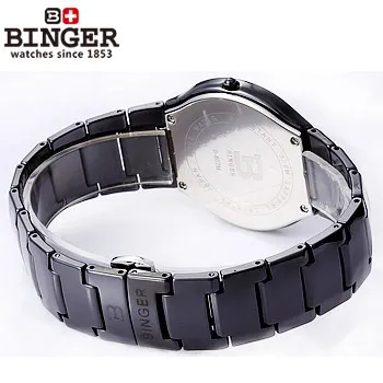 Известный Бренд горячей продажи подлинная Бингер Золотые часы стали вольфрама