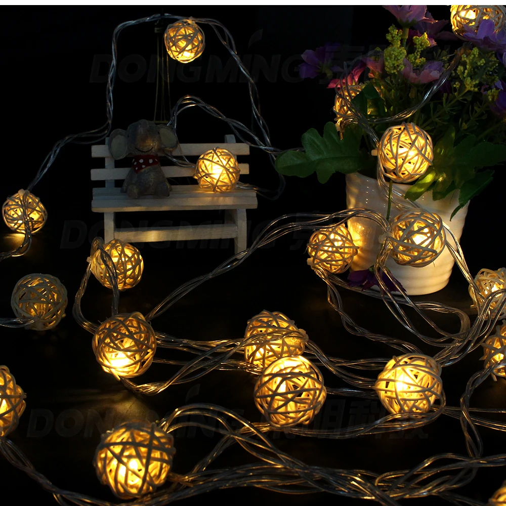 Светодиодная гирлянда с большим шариком 5 см 20 светодиодов 110 В/220 В|ball string lamps|string