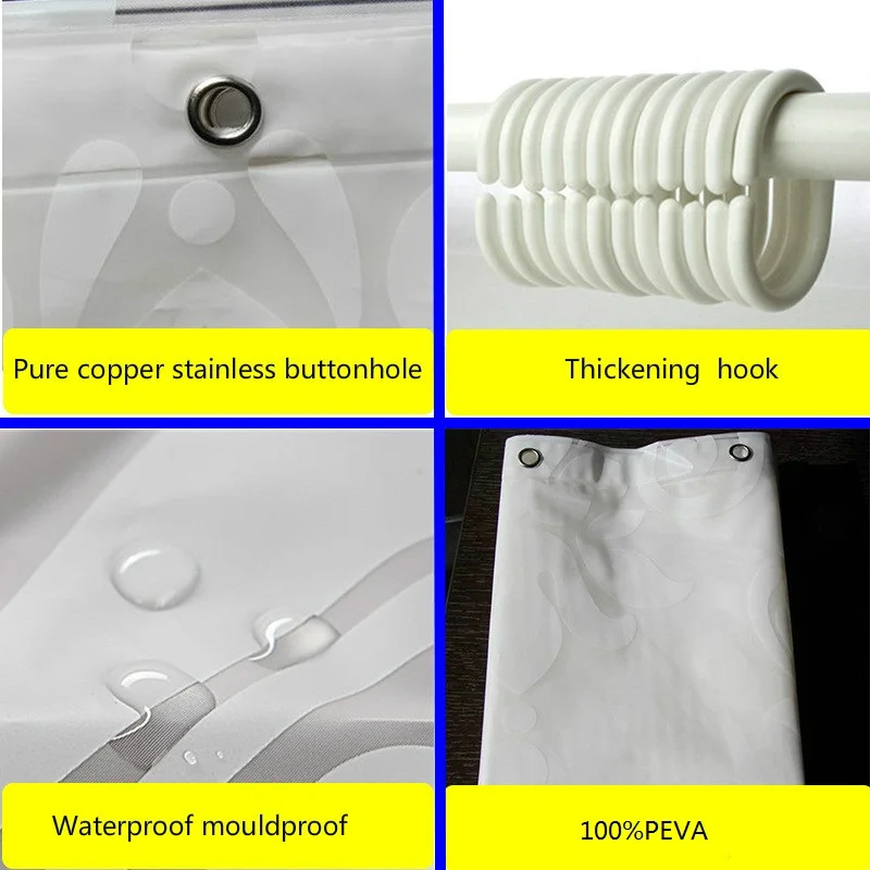 Горячая Распродажа европейская Штора для душа PEVA прозрачная штора PEva