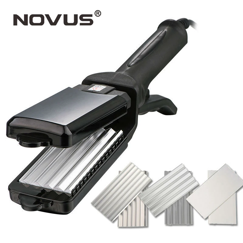 Утюжок для волос NOVUS 3 в 1 профессиональный выпрямитель волнистые пластины|Утюжки