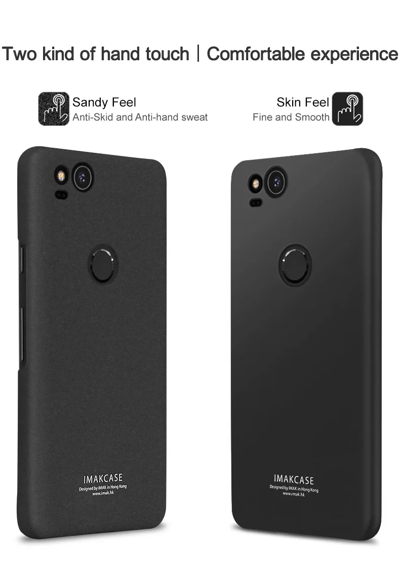 IMAK Ковбой матовый чехол для телефона Google pixel2 бампер + держатель Экран протектор