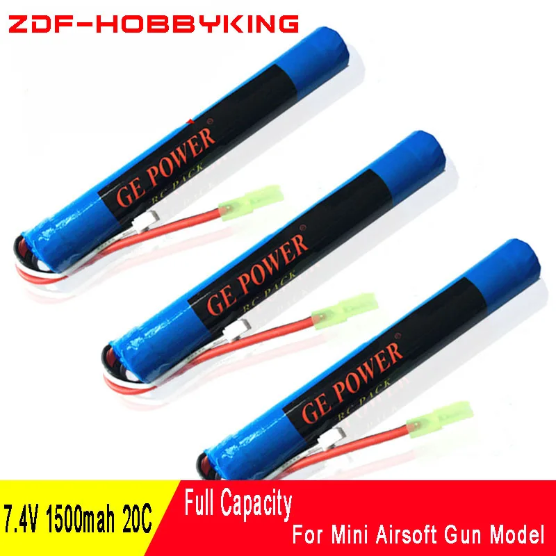ZDF Хорошее качество rc 18650 батарея 2S 7 4 V 1350mAh 25C MAX50C Drone AKKU Bateria Tamiya разъем для мини
