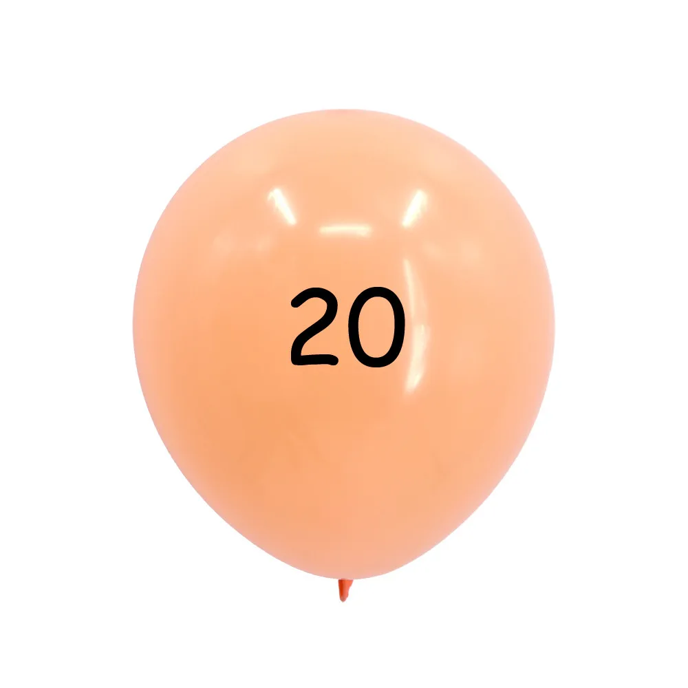 Macaron balloon 20 100 шт 10 дюймов конфеты Макаруны латексные шары, гелий воздушные шары для вечерние, свадьбы, дня рождения, детские игрушки, вечерние шары - Цвет: Macaron balloon 20
