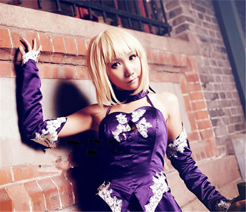 Fate/Grand Order FGO Black Saber Artoria Pendragon Lily женский костюм для косплея вечернее платье
