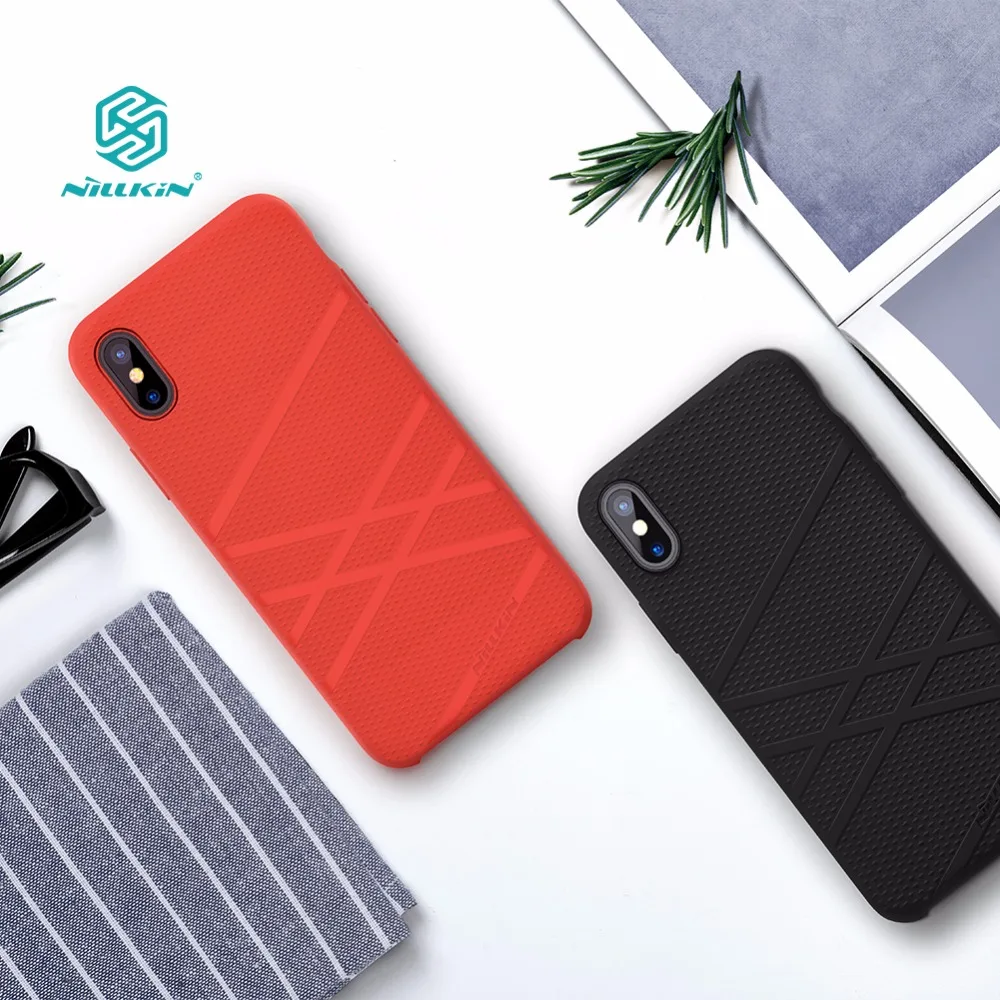 Для IPhone X принципиально чехол 5.8 дюймов Nillkin жидкость тонкой силиконовой защитной