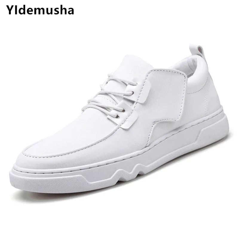 YIdemusha/Мужские дышащие кроссовки из искусственной кожи Сезон весна осень Новинка