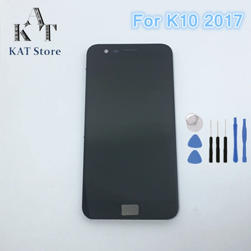 Сменный ЖК экран KAT для LG K10 2017 M250 MS250 дисплей сенсорный с рамкой гарантия