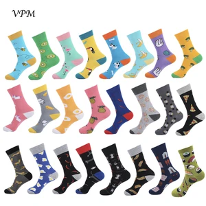 VPM 2019 новые хлопковые женские и мужские носки в стиле хип-хоп Харадзюку Веселые Смешные Милые носки с Пчелой и сумасшедшими платьями Свадебный Рождественский подарок