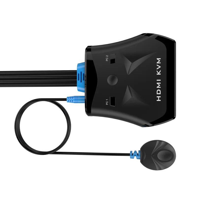 MT-VIKI kvm 2 порта HDMI USB KVM переключатель с линейным пультом дистанционного управления