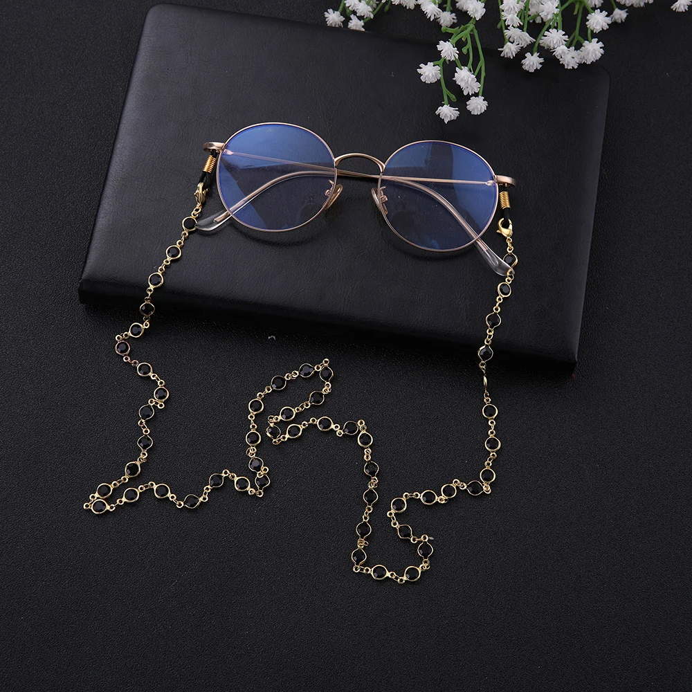 Цепочка для очков My Shape мужчин и женщин металлическая цепочка с черными круглыми