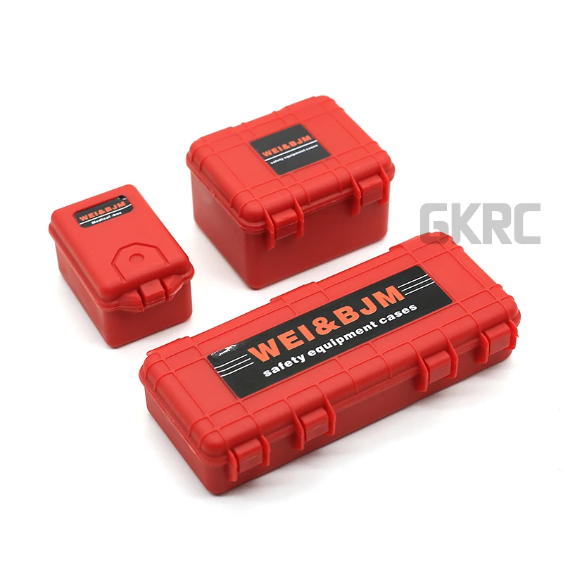 3 шт. Rc 1:10 аксессуары для декора пластиковая коробка оружия осевого Scx10 Tamiya Cc01 Traxxas