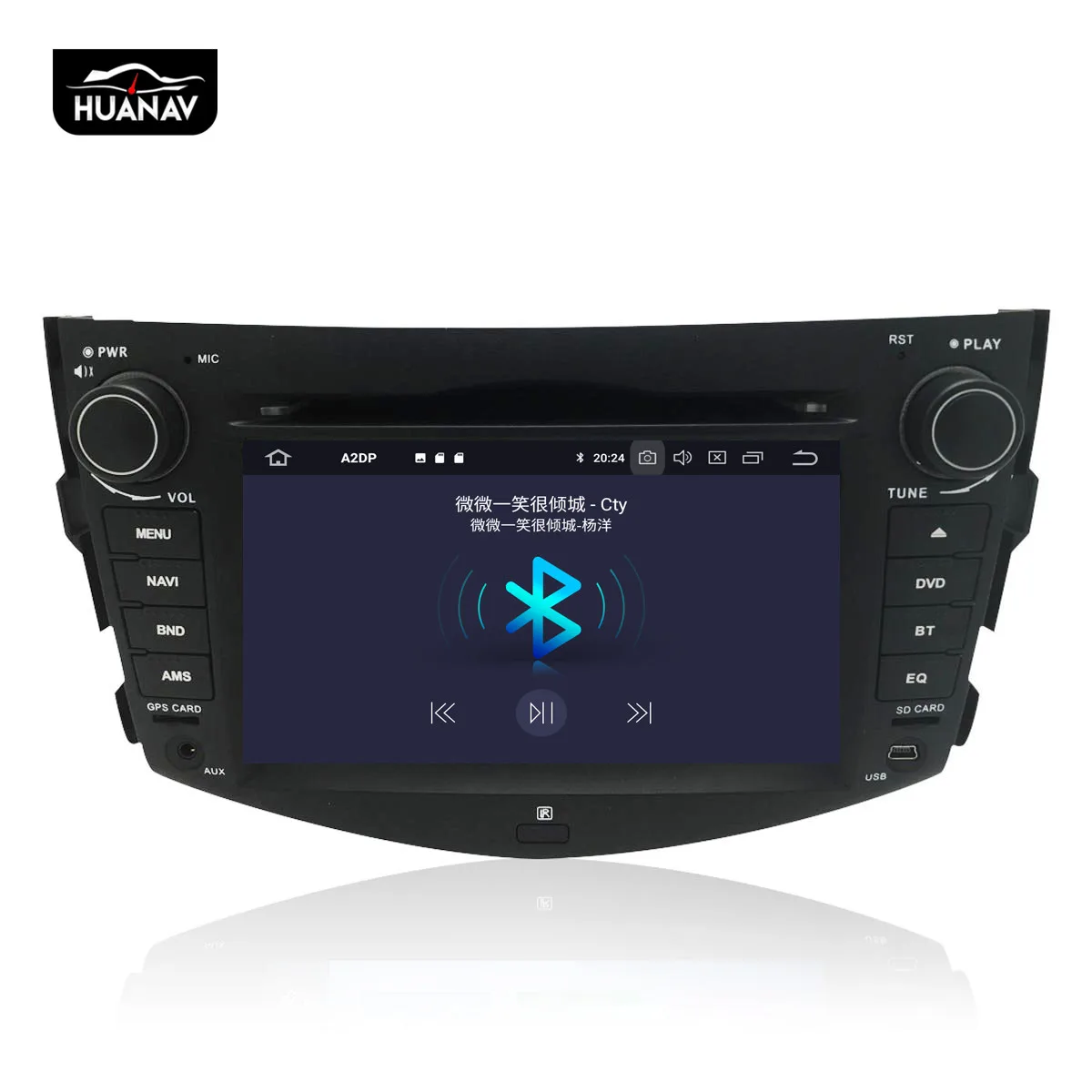 DSP новейший Android 9 0 Автомобильный CD DVD-плеер GPS-навигация для Toyota RAV4 2006-2012