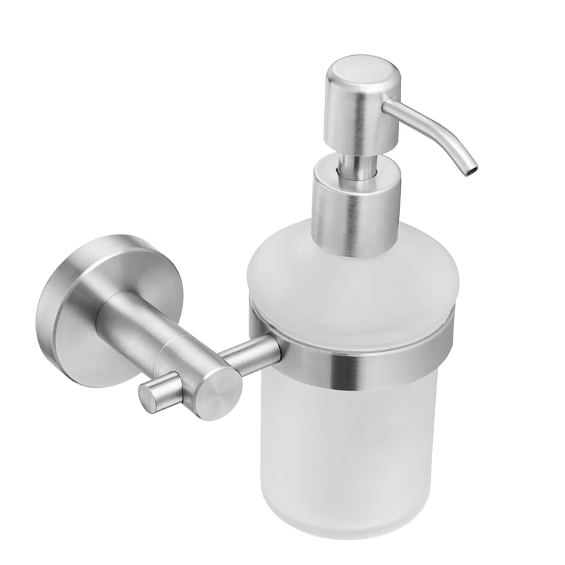 Soap Dispenser SUS 304, нержавеющая сталь, щетка для ванной комнаты, никель, диспенсер для мыла, держатель для полотенец, держатель для бумаги, ванная комната, мыльница, аксессуары EL1900L - Цвет: Soap Dispenser