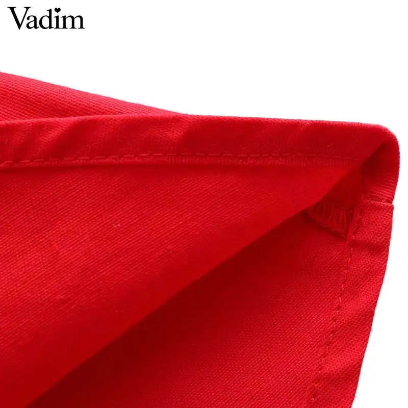 Платье Vadim женское повседневное мини-платье с коротким рукавом и поясом-бабочкой