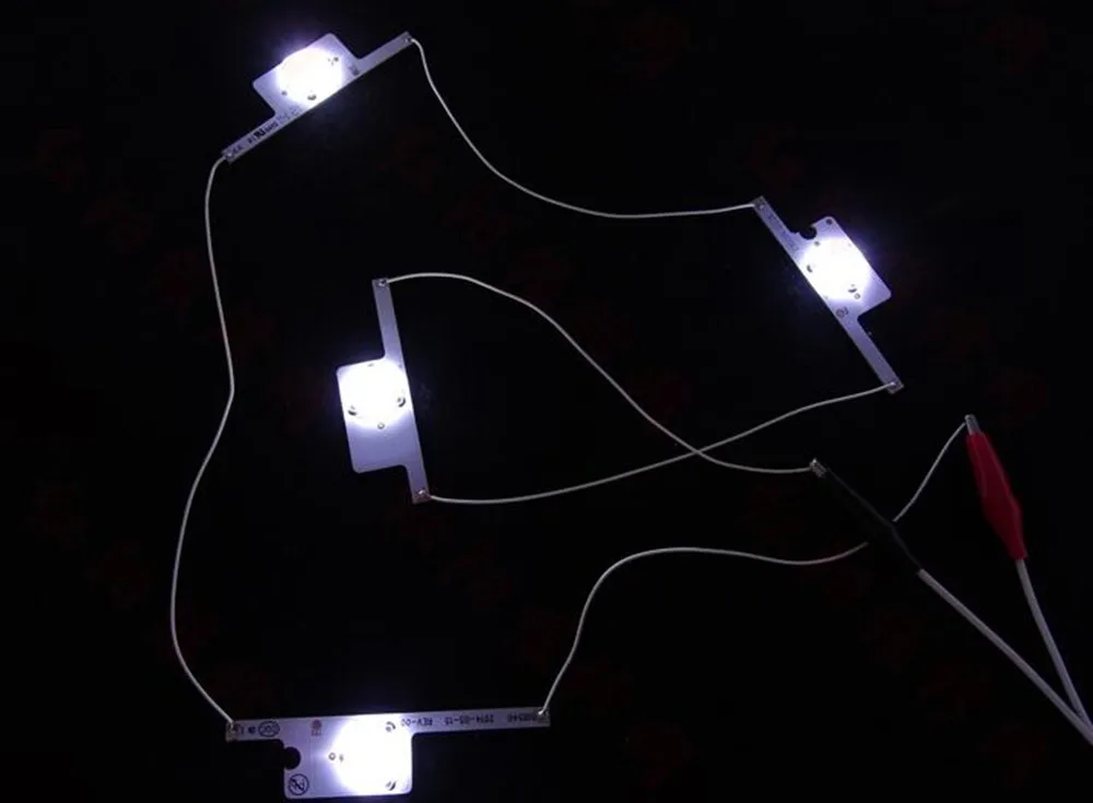10 шт./лот 6 в ТВ ПОДСВЕТКА SMD лампы бусины Универсальный Выделите оптические линзы бисера поддержка для 32-65 дюймов экран