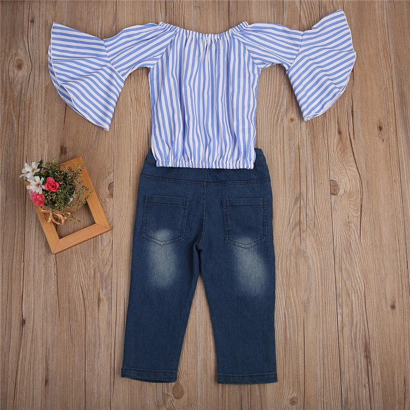 2017 г. Осенние комплекты одежды для маленьких девочек одежда детей ясельного