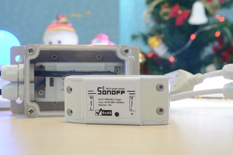 SONOFF IP66 водонепроницаемый чехол водонепроницаемый распределительная коробка водостойкий корпус Поддержка Sonoff Basic/RF/Dual/Pow умный дом