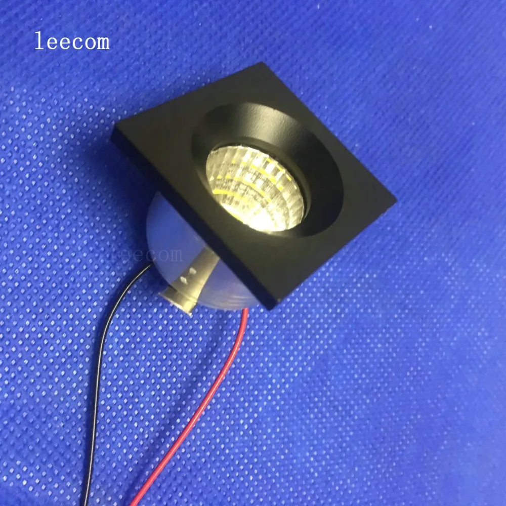 5pcs/lot black cobLed Recessed Cabinet mini Spot light 3W Include Led Driver AC85-265V 35mm*35mm Mini downlight | Лампы и освещение