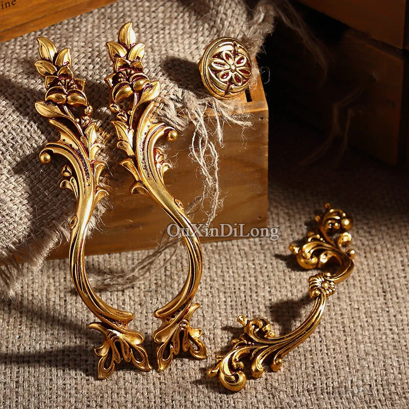 5 пар ручек для мебели в европейском и американском стиле шкафа кухни винного