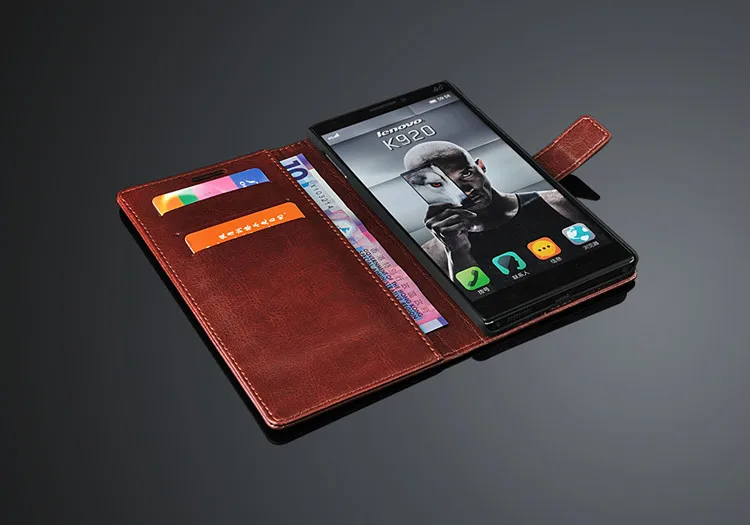 Чехол книжка для Lenovo VIBE Z2 Pro кожаный с отделением карт|phone case card holder|phone cases iphone 3gphone