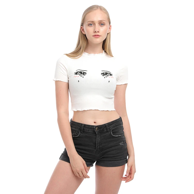 Сексуальная белая рубашка женская Roupas Feminina летняя простая эластичная Футболка