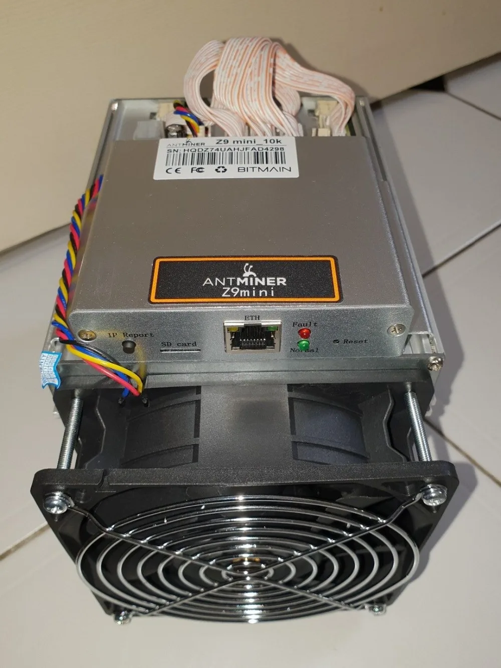 2 шт б/у ZCASH Miner Antminer Z9 Mini 10k Sol/s 300W с 1pc Bitmain APW3 1600W PSU хорошая прибыль лучше чем A9 S9