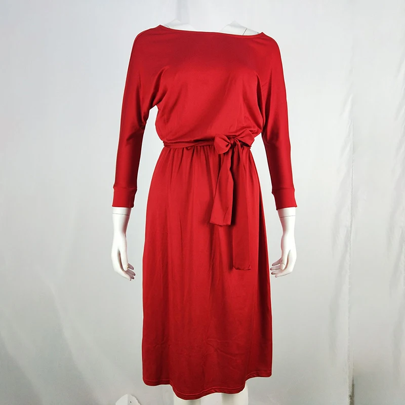 Женское облегающее платье карандаш Повседневное с длинным рукавом и открытой