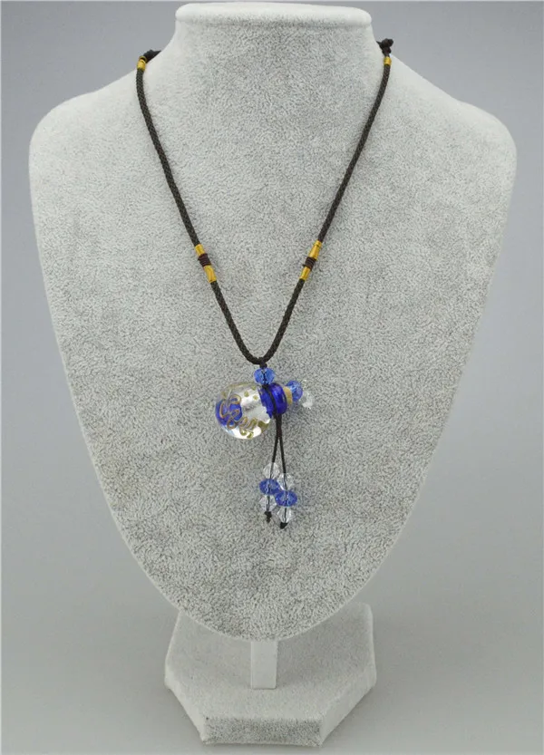 Муранское Стекло ароматерапия Арома масло бутылка Подвески ожерелье|pendant bone|jewerly
