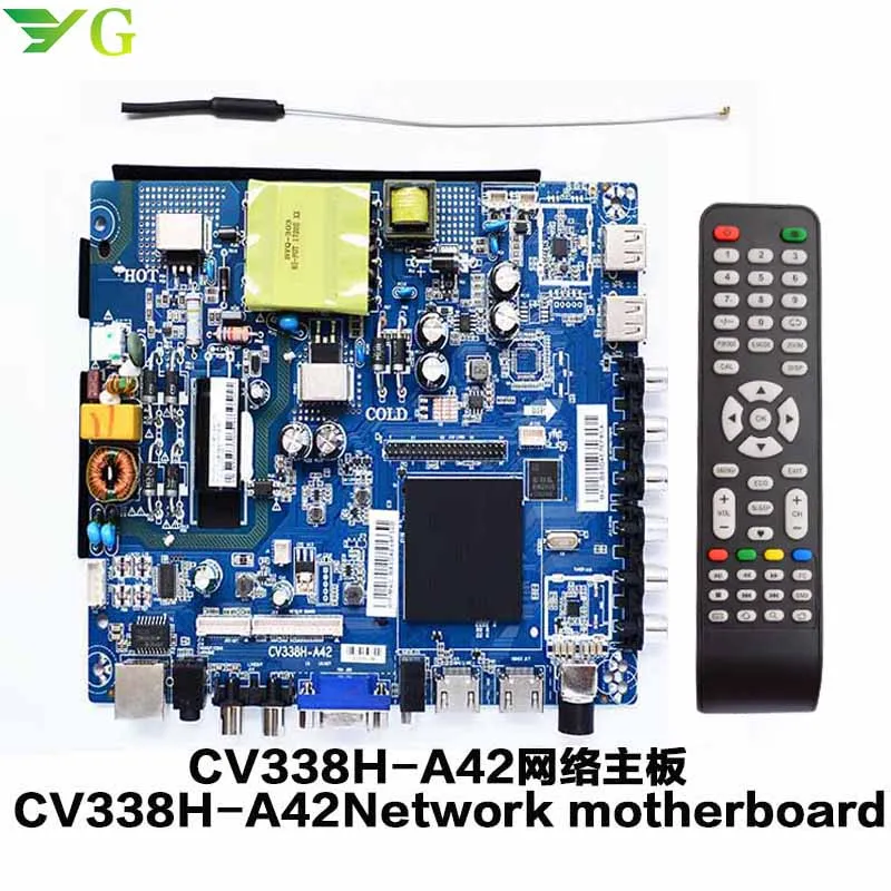 Новая Оригинальная сетевая android материнская плата CV338H-A42 в комплекте TP. Ms628pb803 TP. MS628M. PB813 с пультом дистанционного управления