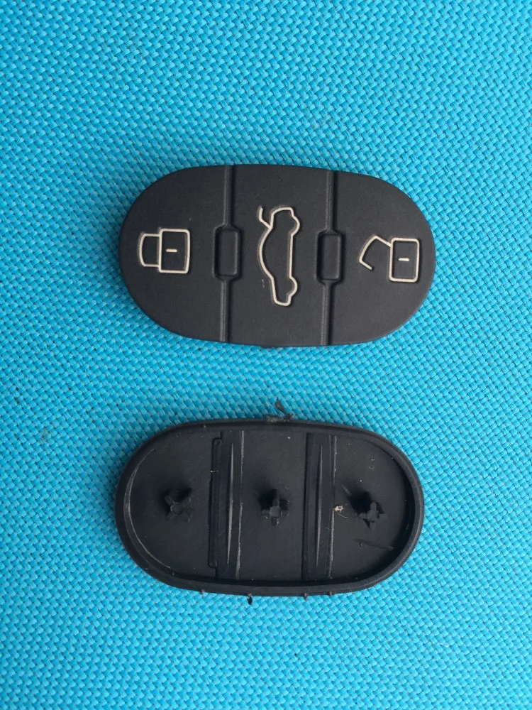 1Pc Of 2/3 Buttons Remote Key Shell Rubber Pad For vwa Flip Case Audi Blank Car Accessories Auto Parts Hot Selling | Автомобили и