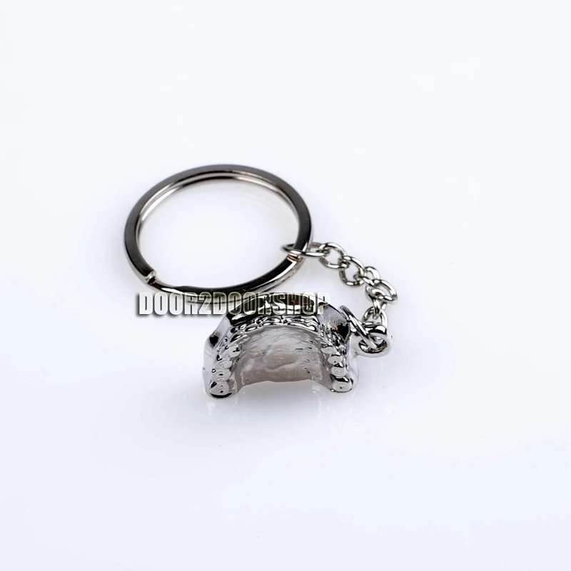 4 шт. новизна подарок молярная-образный зуб брелок стоматологические кольцо