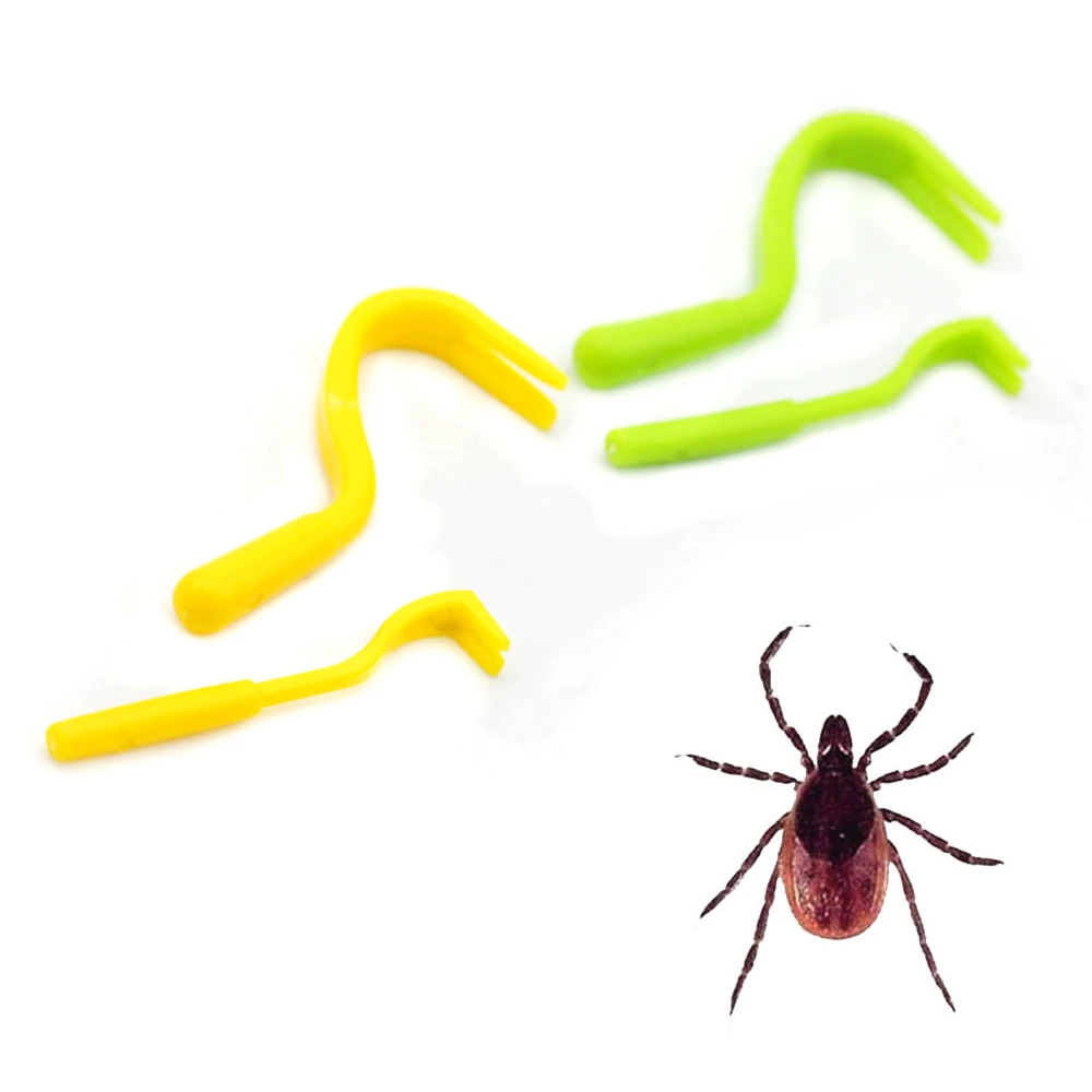 Инструмент для удаления клещей крючков 2 размера собачий конь кошка средство