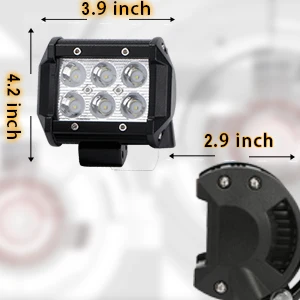 4 шт. Off Road бампер Гриль резервного копирования 4In стручки Cube Led вождения Туман