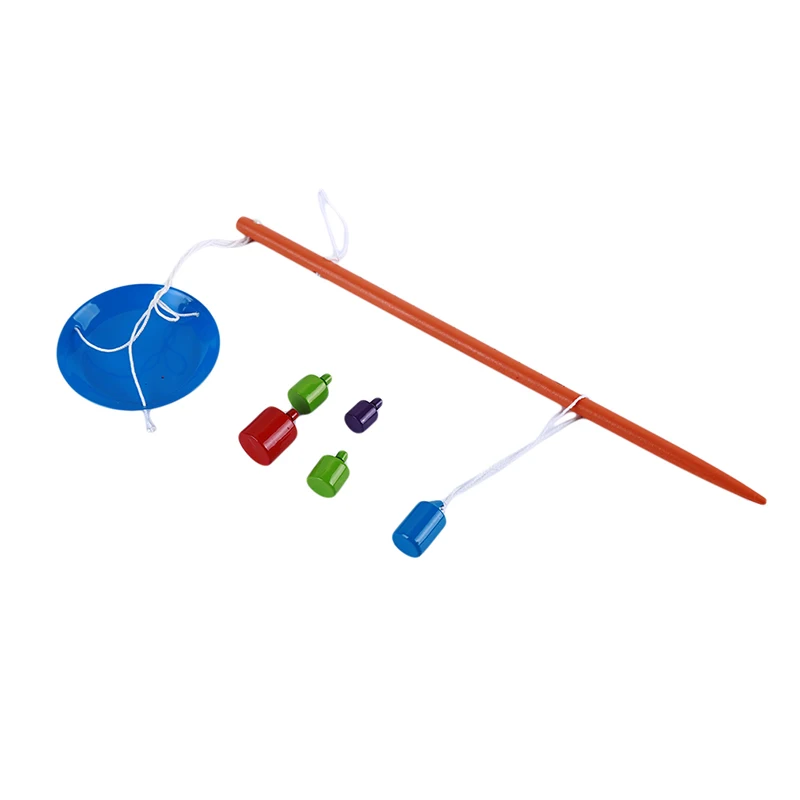 Игрушки для детей Монтессори Обучающие игрушки деревянные весы Взвешивание бобы