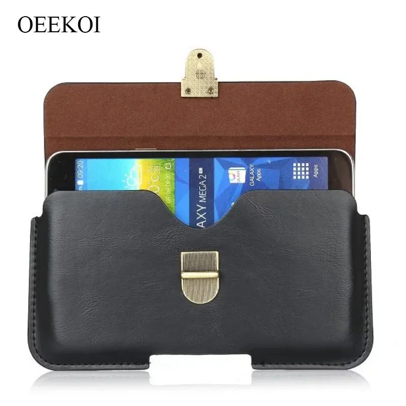 PU кожаный зажим для ремня чехол samsung Galaxy Note fe/J7 Max/S8/C7 Pro/A7 2017/A8 2016/Note 7/C7/Note Edge/Round/A8|case