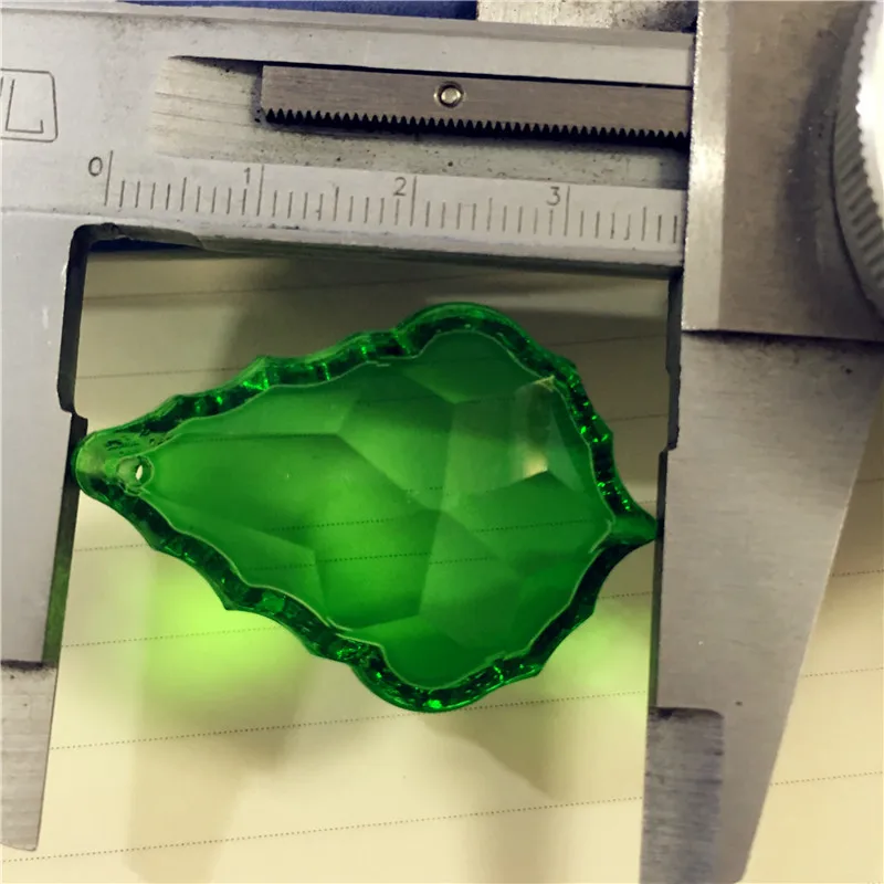 Большая распродажа 80 шт трава зеленая 38 мм Хрустальное освещение подвески люстра